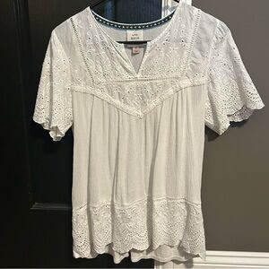 Knox Rose Peasant Top